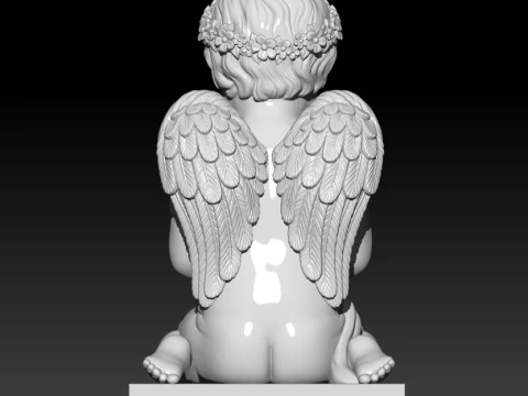 Angel 3D MODEL STL file for 3D printing 3D Model