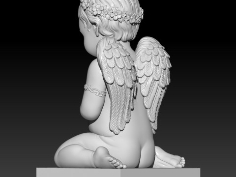 Angel 3D MODEL STL file for 3D printing Modelo 3D
