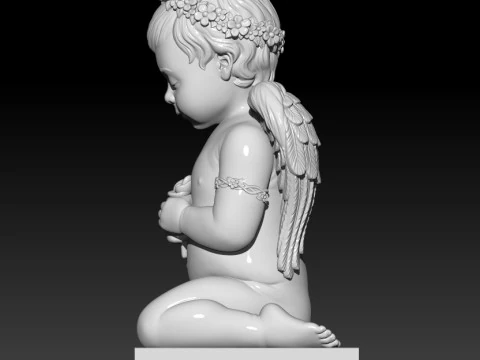 Angel 3D MODEL STL file for 3D printing 3D Model