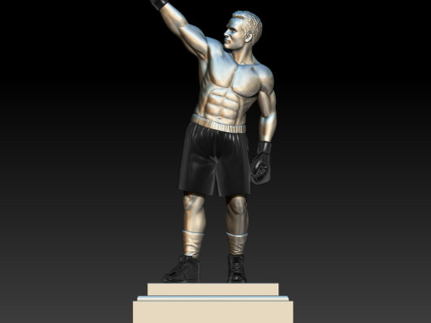 Winner Boxer 3D MODEL STL file for 3D printing Modelo de Impressão 3D