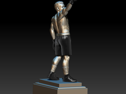 Winner Boxer 3D MODEL STL file for 3D printing Modelo de Impressão 3D