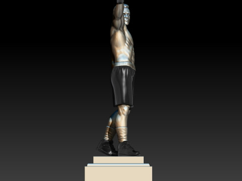 Winner Boxer 3D MODEL STL file for 3D printing Modelo de Impressão 3D