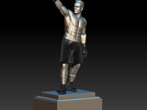 Winner Boxer 3D MODEL STL file for 3D printing Modelo de Impressão 3D