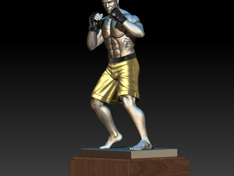 Boxer 3D MODEL STL file for 3D printing 3D Baskı Modeli