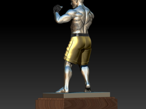 Boxer 3D MODEL STL file for 3D printing 3D Baskı Modeli