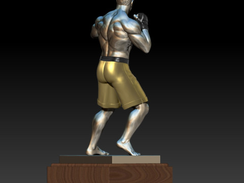 Boxer 3D MODEL STL file for 3D printing 3D Baskı Modeli