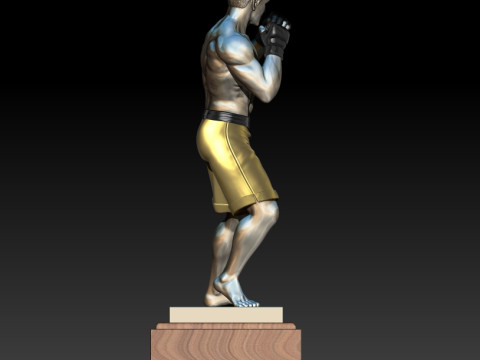 Boxer 3D MODEL STL file for 3D printing 3D Baskı Modeli