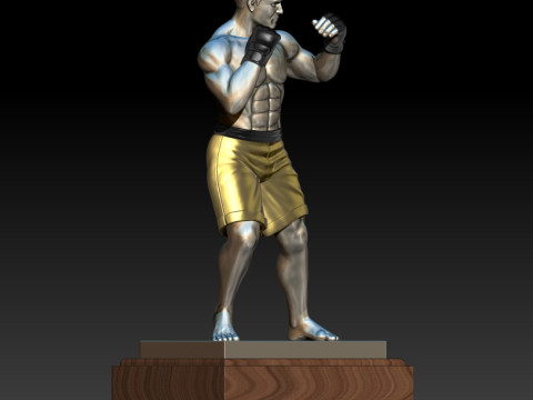 Boxer 3D MODEL STL file for 3D printing 3D Baskı Modeli