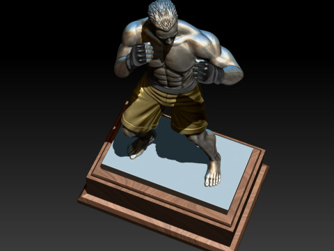 Boxer 3D MODEL STL file for 3D printing 3D Baskı Modeli
