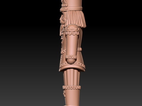 Nutcracker Christmas toy 3D MODEL STL file for 3D printing Modèles 3D en vedette
