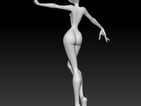 Doll Girl 3D MODEL STL file for 3D Printer 3D Принт Модель