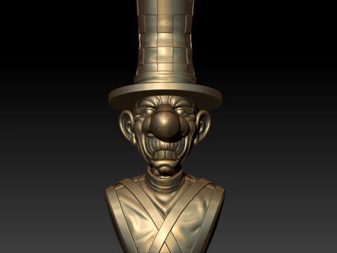 Hatter 3D MODEL STL file for 3D Printer 3D Print Model