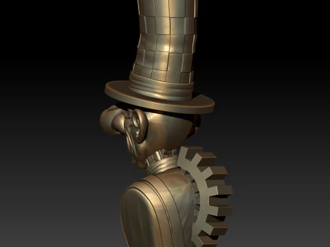 Hatter 3D MODEL STL file for 3D Printer 3D Print Model
