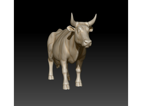 Cow 3D MODEL STL file for 3D Printer 3D मॉडल