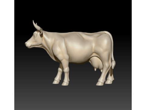 Cow 3D MODEL STL file for 3D Printer 3D मॉडल