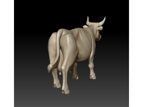 Cow 3D MODEL STL file for 3D Printer 3D मॉडल