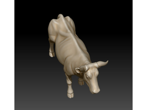 Cow 3D MODEL STL file for 3D Printer 3D मॉडल