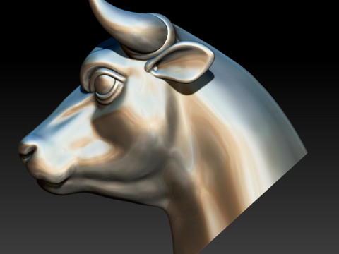 Bull STL 3D MODEL for 3D printing 3D Print Model