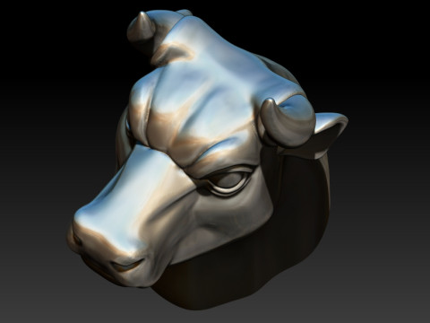 Bull STL 3D MODEL for 3D printing 3D Print Model