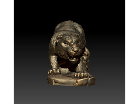 Tiger 3D MODEL STL for 3D printing 3D Print Model