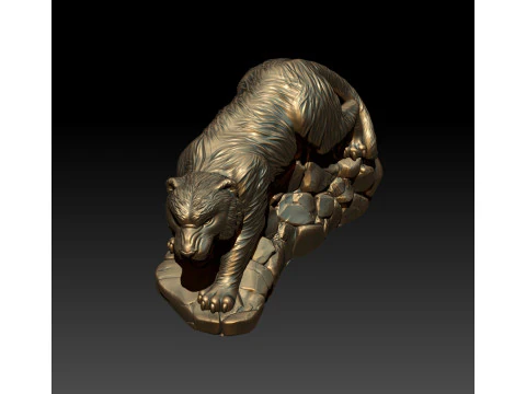 Tiger 3D MODEL STL for 3D printing 3D Print Model