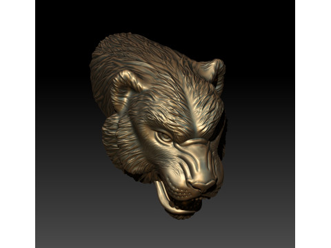 Tiger head 3D MODEL STL for 3D printing 3D 프린트 모델