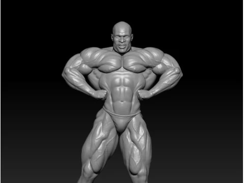 Ronnie Coleman 3D MODEL STL for 3D printing Bodybuilder Man 3D Print Model