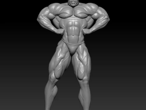Ronnie Coleman 3D MODEL STL for 3D printing Bodybuilder Man 3D Print Model