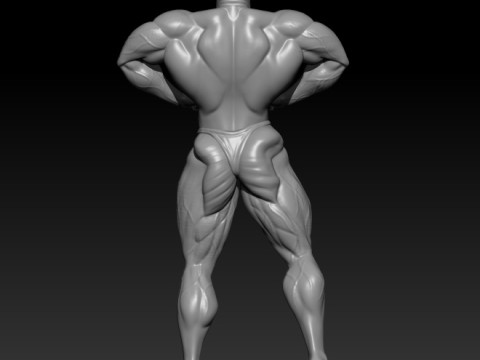 Ronnie Coleman 3D MODEL STL for 3D printing Bodybuilder Man Modello di stampa 3D