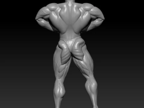 Ronnie Coleman 3D MODEL STL for 3D printing Bodybuilder Man 3D Print Model