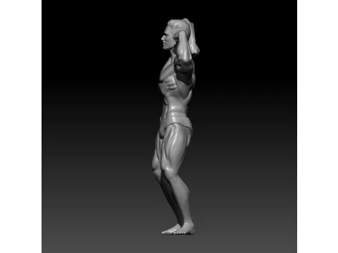 Chris Bumstead 3D MODEL STL for 3D printing Bodybuilder Man 3D Print Model