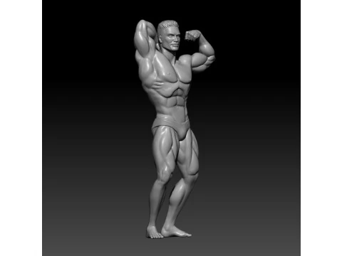 Chris Bumstead 3D MODEL STL for 3D printing Bodybuilder Man 3D Print Model