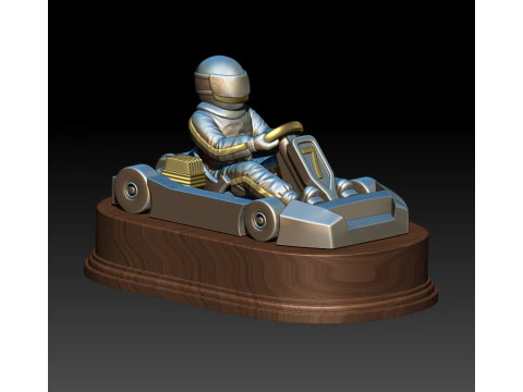 3D МОДЕЛЬ Гонщика STL для 3D-печати 3D Принт Модель