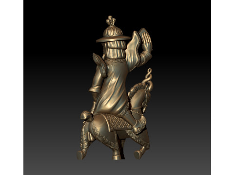 Buddha figurine 3D Printing 3Dプリントモデル