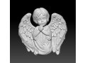 Angel prays 3D MODEL for 3D printing Model do druku 3D