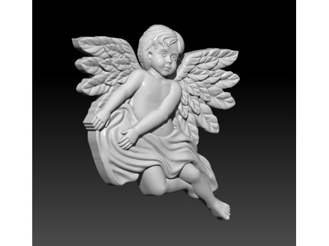 Angel flying 3D MODEL for 3D printing Model do druku 3D