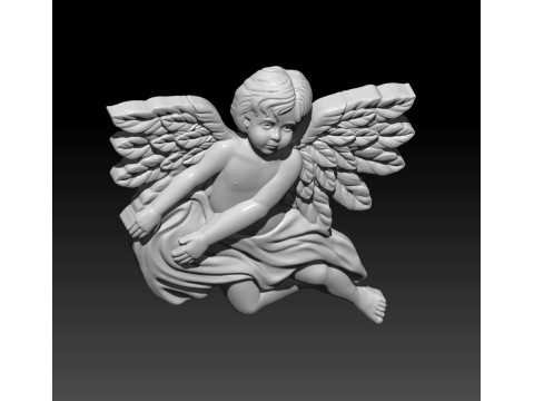 Angel flying 3D MODEL for 3D printing Model do druku 3D