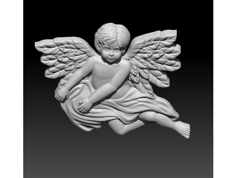 Angel flying 3D MODEL for 3D printing Model do druku 3D