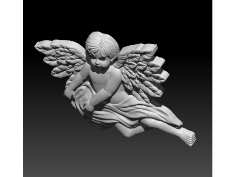 Angel flying 3D MODEL for 3D printing Model do druku 3D