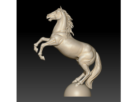 Horse figurine 3D STL Model for 3D Printer 3D Baskı Modeli