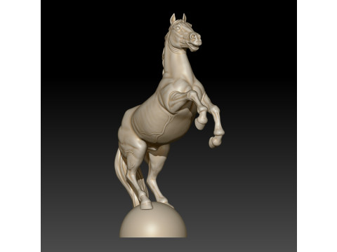 Horse figurine 3D STL Model for 3D Printer 3D Baskı Modeli