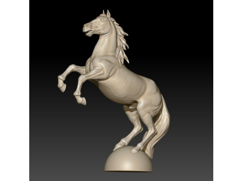 Horse figurine 3D STL Model for 3D Printer 3D Baskı Modeli