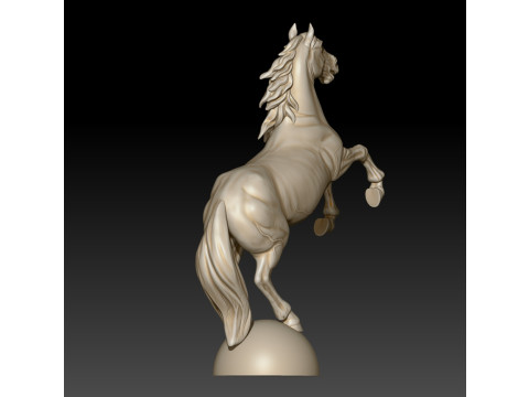 Horse figurine 3D STL Model for 3D Printer 3D Baskı Modeli