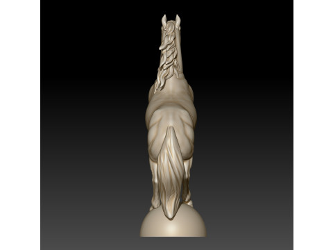 Horse figurine 3D STL Model for 3D Printer 3D Baskı Modeli