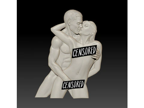 Model STL 3D pria dan wanita untuk Printer 3D Model Cetak 3D