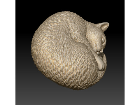 Cat 3D MODEL for 3D printing 3D印刷