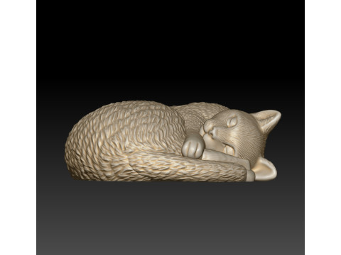 Cat 3D MODEL for 3D printing 3D印刷