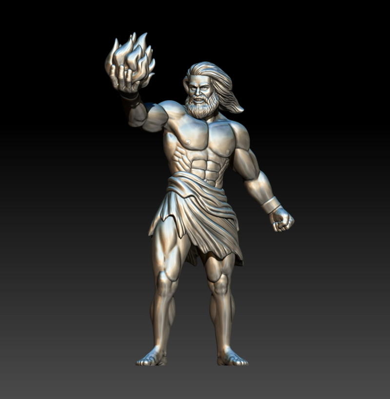 Man Prometheus 3D MODEL STL file for 3D printing 3D Baskı Modeli .c4d .max .obj .3ds .fbx .stl .blend 