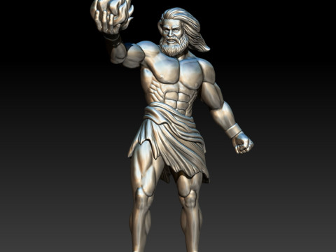 Man Prometheus 3D MODEL STL file for 3D printing Modelo de Impressão 3D