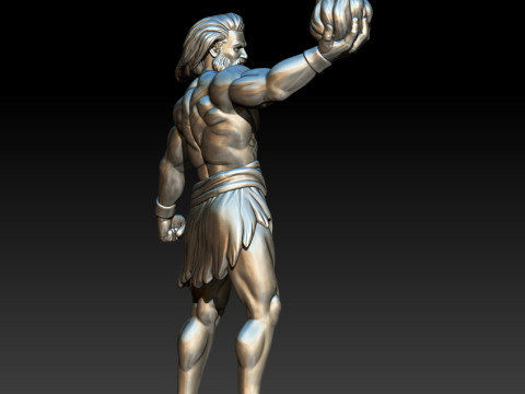 Man Prometheus 3D MODEL STL file for 3D printing 3D Baskı Modeli